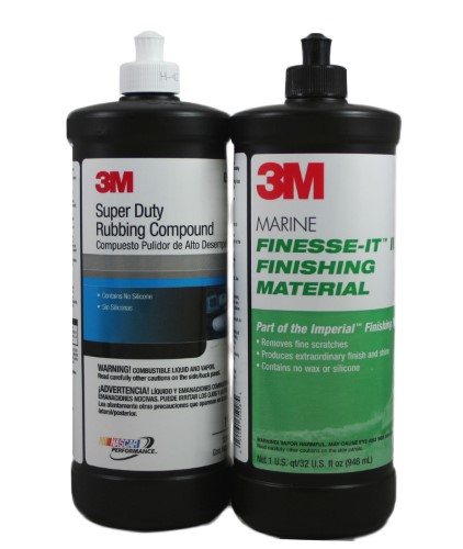 3M Marine Compound/Glaze Kit 5954/35928 (Pack of 2)