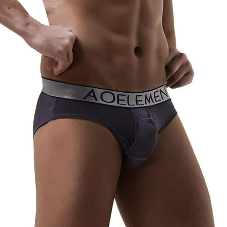CLZOUD Moisture Wicking Underwear for Men Grey Men S Separation Tora Underpants in Breathable Shorts Pants Underwear Xxxxl