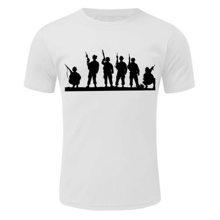 CAICJ98 Men Graphic T Shirts Athletics Mens Fitted Compression Crew Neck Short Sleeve T Shirt  Gym Training Top White L