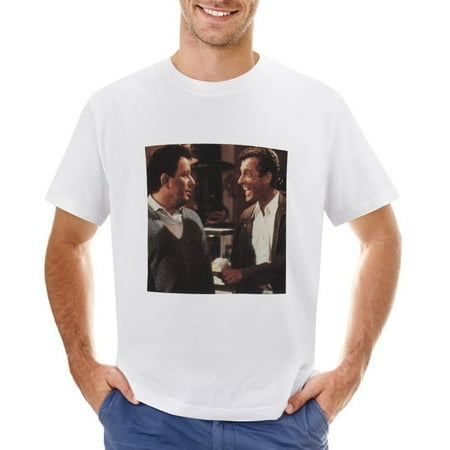 Men Speaking Men’s Graphic T-shirt Vintage Short Sleeve Sport Tee White L