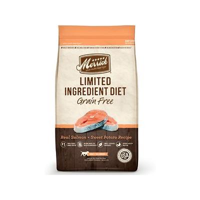 Merrick Limited Ingredient Diet Grain-Free Real Salmon + Sweet Potato Recipe Dry Dog Food, 4-lb Bag