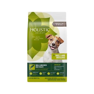 Holistic Select Small & Mini Breed Adult Health Anchovy, Sardine & Chicken Meals Recipe Dry Dog Food, 4-lb Bag