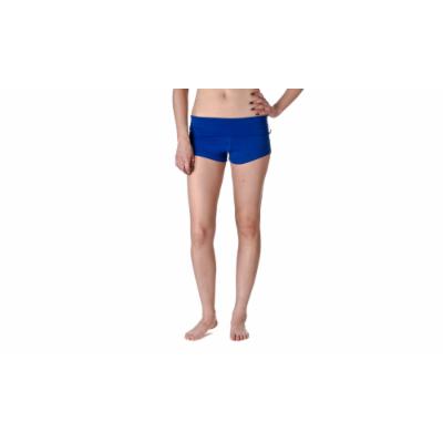 Active Basic Dance or Yoga Fold Down Hot Shorts 8367-2 L Blue