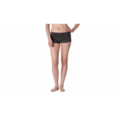 Active Basic Dance or Yoga Fold Down Hot Shorts 8367-1 L Grey
