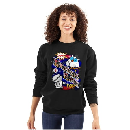Airbrushed Tootsie Roll Pop Crunch Unisex Plus Size Sweatshirt Brisco Brands 5X