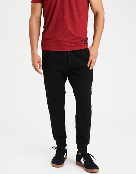 AE Mixed Fabric Jogger