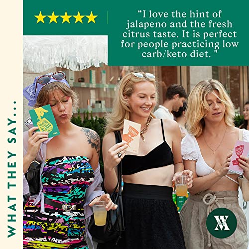AVEC Jalapeño & Blood Orange Soda & Mixer - 12 Pack, 8.45 Oz | Sweet & Spicy Flavor Sparkling Water Seltzer Cans | Botanical Fresh Juice Cocktail Mix thumbnail