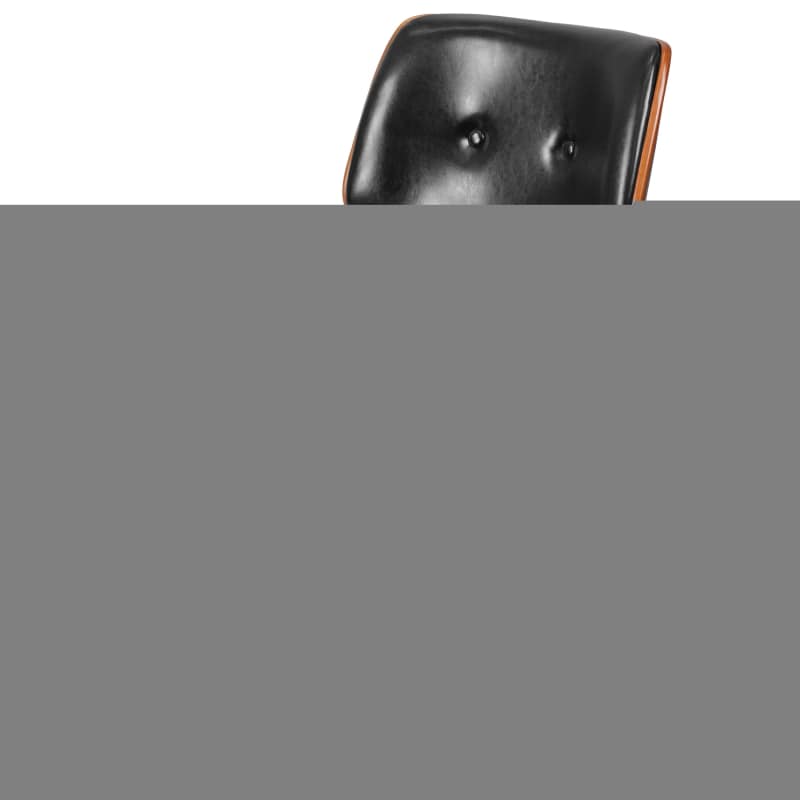 Delacora FF-SD-2658-5 19.5 Inch Wide Leather Swivel Task Chair