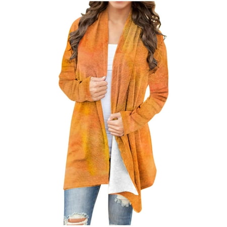 QUYUON Open Cardigan for Women Sale Long Sleeve Summer Cardigans for Women Polyester Long Sleeve Cardigan Women Cardigan Jacket Style Q-6222 Winter Kn