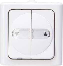 Kopp 561502005 1 StÃ¼ck Feuchtraum-Schalterprogramm Komplett Jalousie-Schalter BlueElectric Arktis-W
