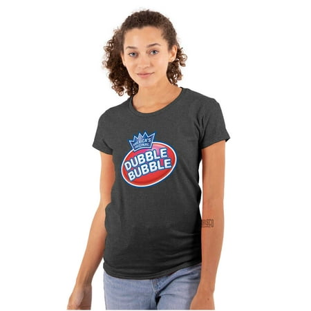 Original Dubble Bubble Double Logo Gum Women S T Shirt Ladies Tee Brisco Brands M