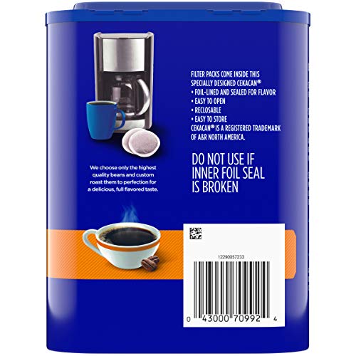 Maxwell House Original Medium Roast Ground Coffee Filter Packs (40 Filter Packs, 4 Packs of 10) thumbnail