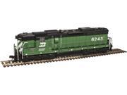 Atlas N Scale EMD SD24 Locomotive Burlington Northern/BN #6249 (Cascade Green)