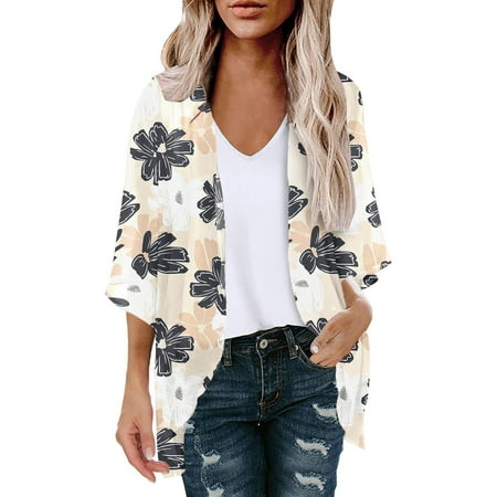 QUYUON Women Open Front Cardigan Deals Long Sleeve Cardigan Sweater for Men Polyester Cotton Cardigans Women Cardigan Jacket Style Q-7751 Fall Cardiga