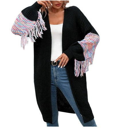 QUYUON Women Cardigan Sweater Discount Long Sleeve Orange Cardigan Women Polyester Hooded Cardigan Women Cardigan Jacket Style Q-9332 Winter Knit Swea