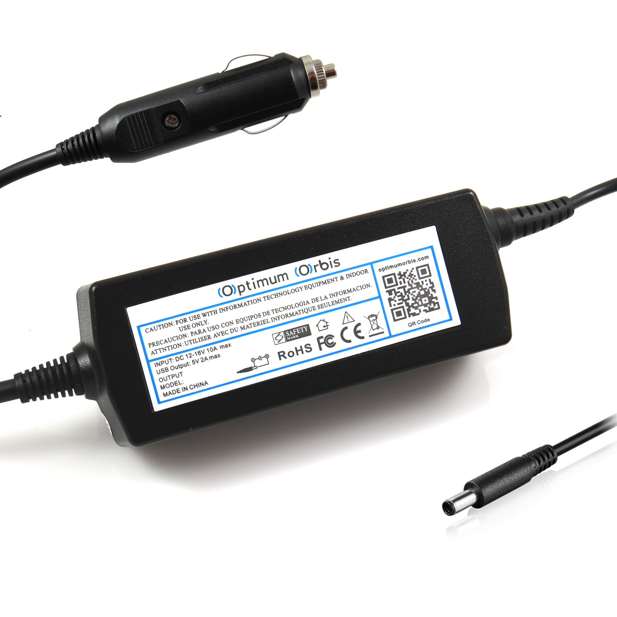 Car Charger for Dell Inspiron 3252 3655 5551 5558 5755 5758 7348 7558 Laptop Power Cord