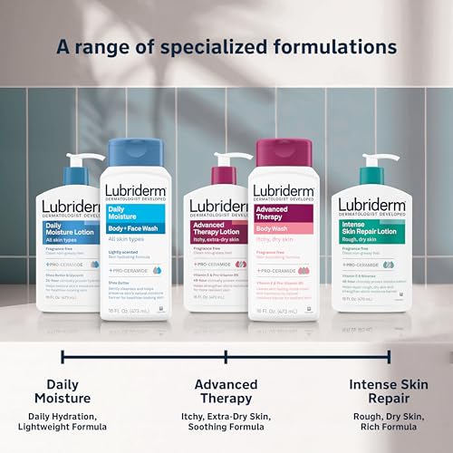 Lubriderm Advanced Therapy Body Wash - 16 Fl Oz: Moisturizing, Contains Ceramides, for Normal & Sensitive Skin, Plastic Bottle thumbnail