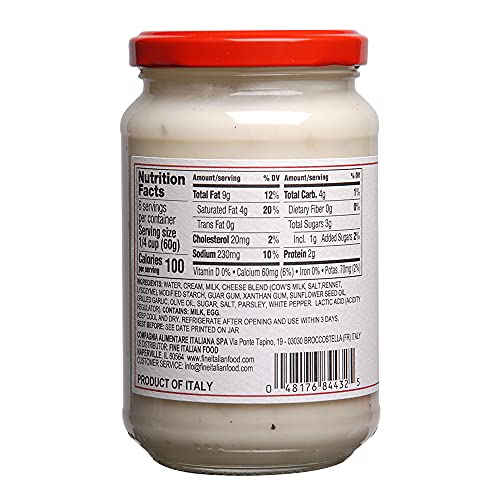 Roasted Garlic Alfredo Sauce, Premium Italian Quality Made with Italian Cheese (Pack of 2) thumbnail