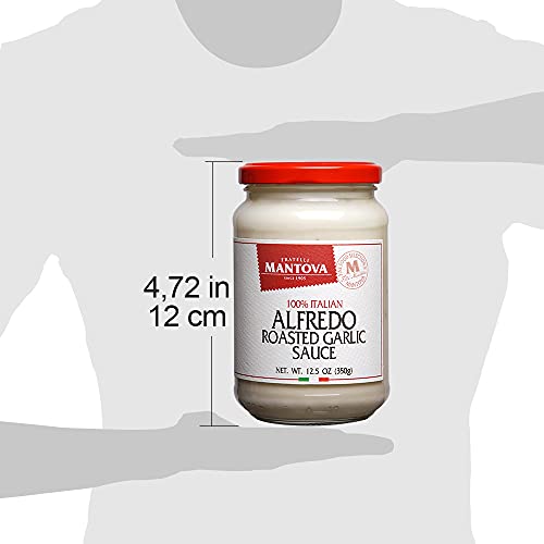 Roasted Garlic Alfredo Sauce, Premium Italian Quality Made with Italian Cheese (Pack of 2) thumbnail