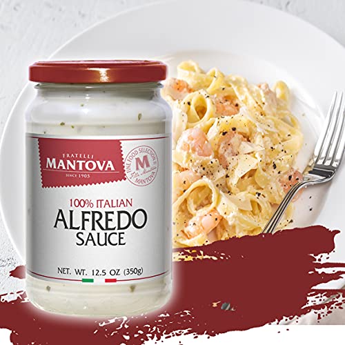 Roasted Garlic Alfredo Sauce, Premium Italian Quality Made with Italian Cheese (Pack of 2) thumbnail