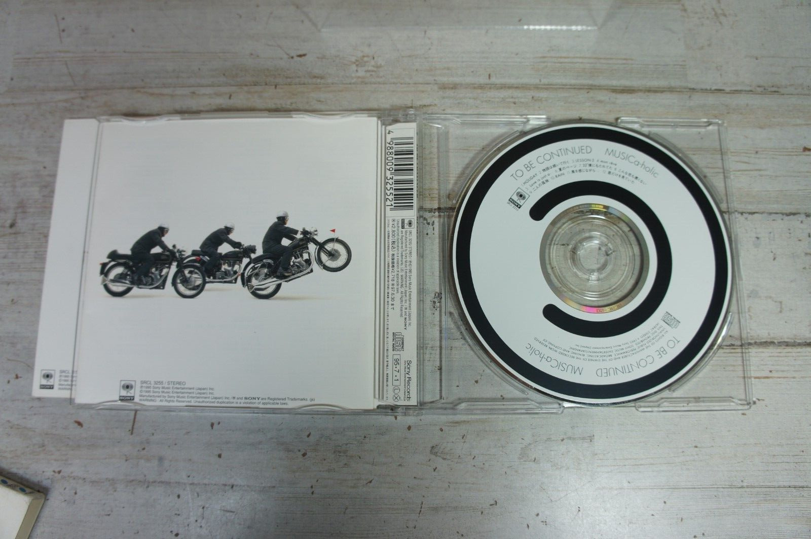 To Be Continued - MUSICa-holic - Music CD 1995 Sony - Japan Import - US Seller thumbnail