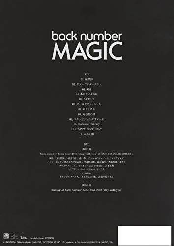 Back Number (CD/DVD) thumbnail