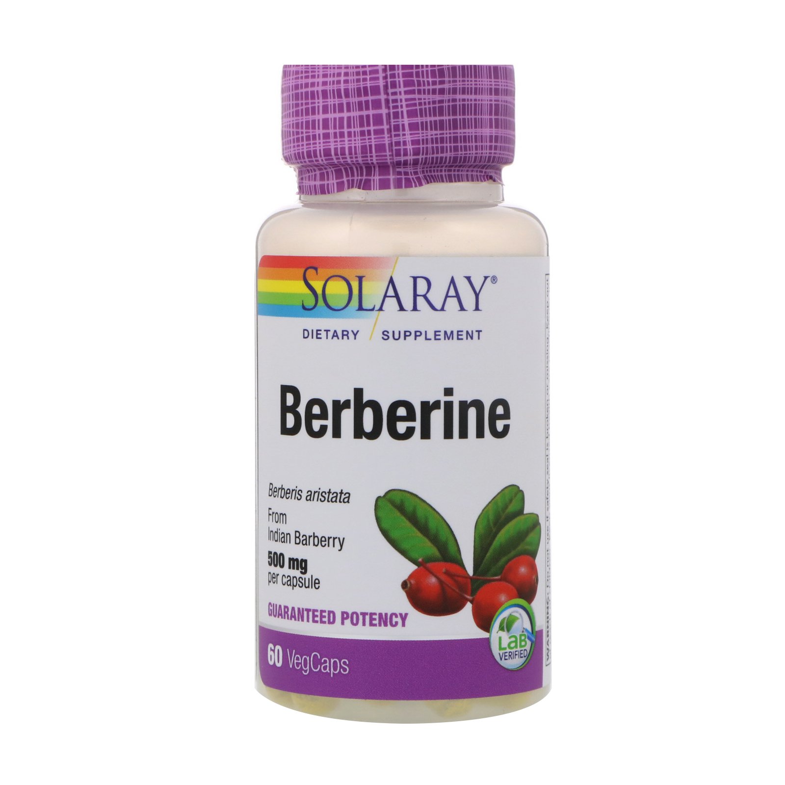 Solaray Vital Extracts Berberine From Indian Barberry