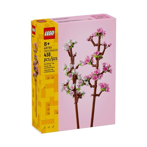 LEGO Cherry Blossoms  Artificial Faux Flowers Set  Valentine S Day Gift Idea  Makes a Great Des