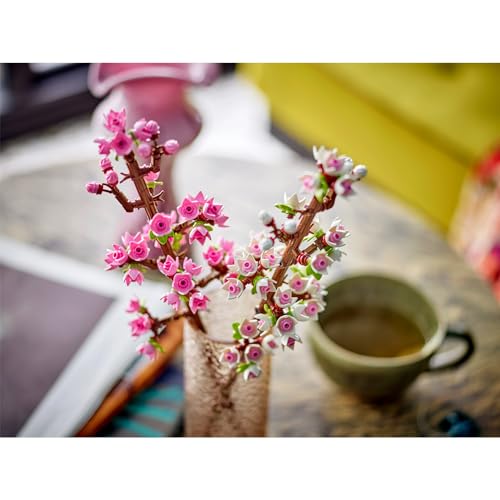 LEGO Cherry Blossoms  Artificial Faux Flowers Set  Valentine S Day Gift Idea  Makes a Great Des thumbnail