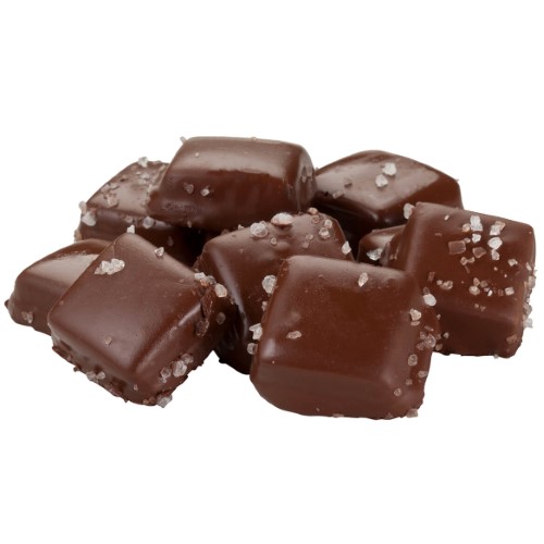 Dark Chocolate Sea Salt Caramels, 6 Oz.