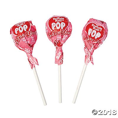 Tootsie Roll® Pops® Valentine Candy (Pack of 3)