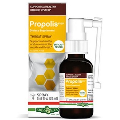 Erba Vita Propolis EVSP Kids Throat Spray, 0.68 Fl Oz