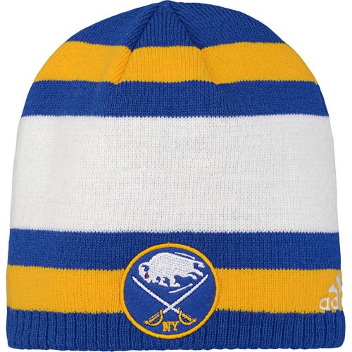 Youth Adidas Blue/Gold Buffalo Sabres NHL 2018 Winter Classic Knit Beanie