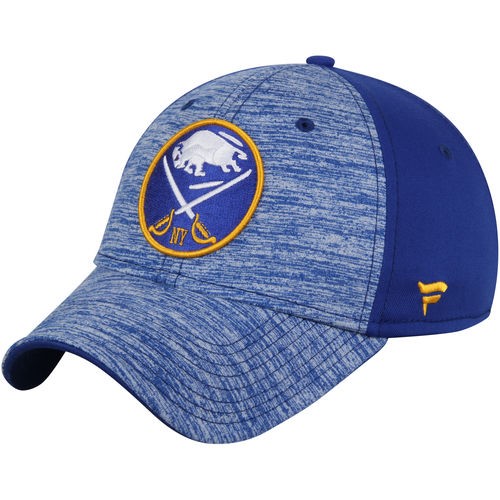 Men's Fanatics Branded Heathered Blue/Blue Buffalo Sabres 2018 Winter Classic Color Block Flex Hat