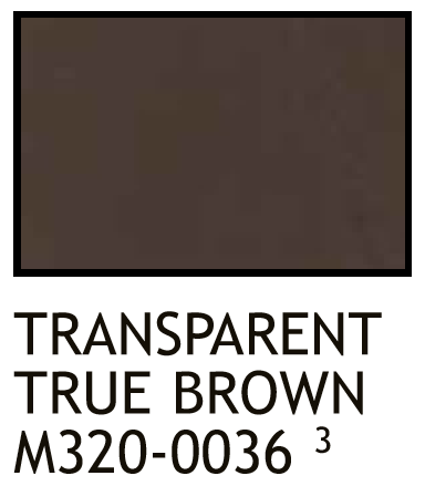 Quick Fill Burn-in Sticks Transparent True Brown M320-0036