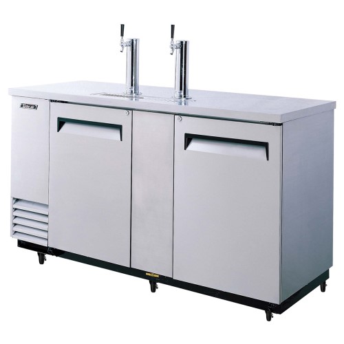 Turbo Air TBD-3SD, 69-inch Stainless Steel Beer Dispenser - 3 Kegs