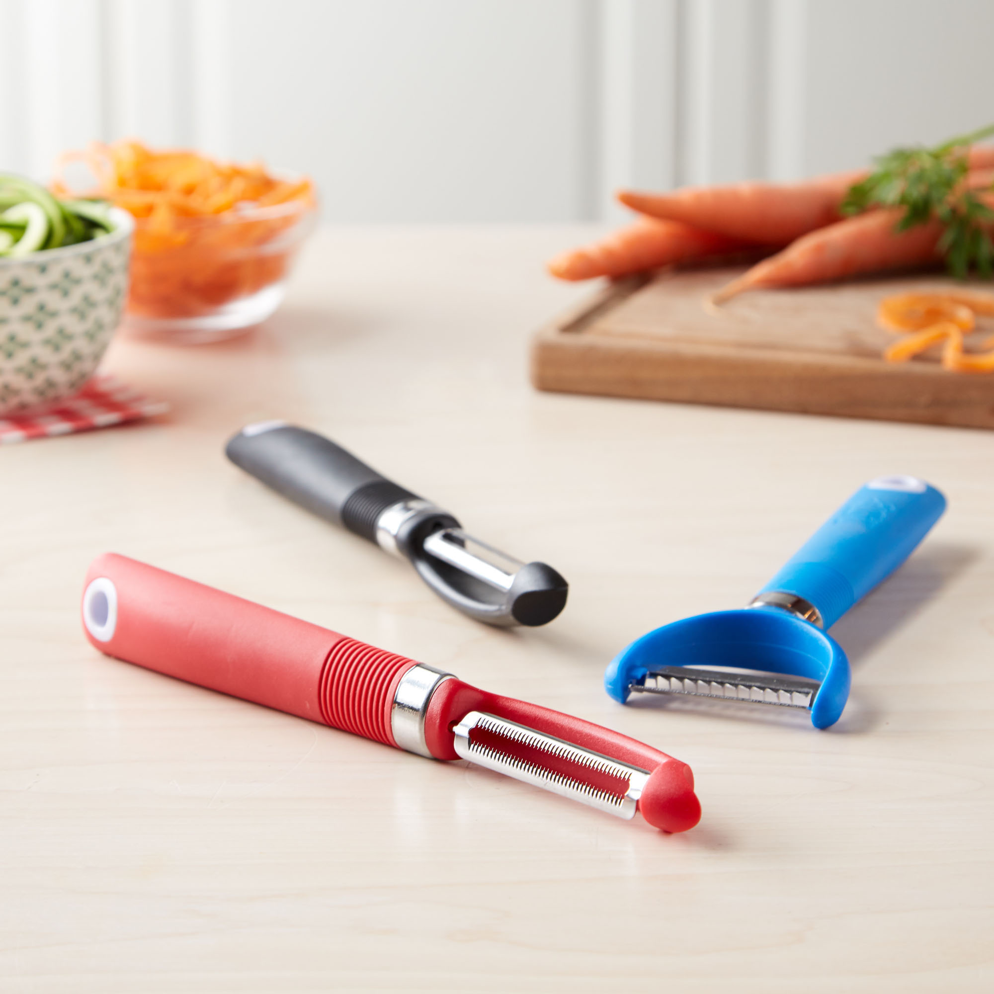 Tasty 3pc Peeler Set with Soft Grip Handles   @ Walmart