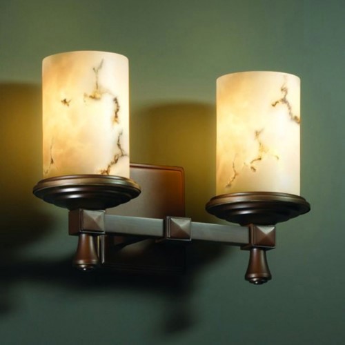 Deco 2-Light Bath Bar, Justice Design Group FAL-8532-10-CROM 281YQ (370319)