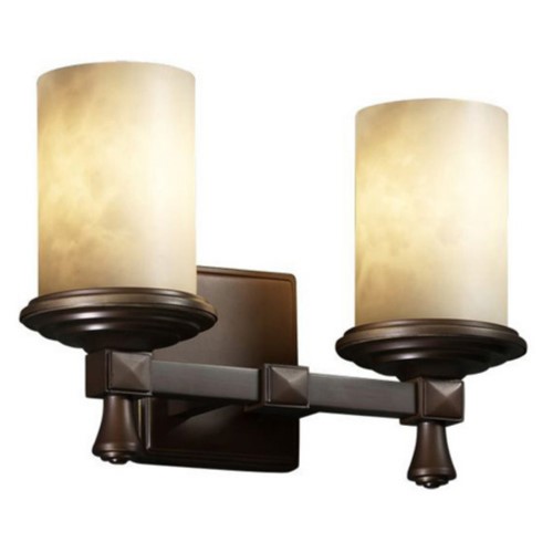 Deco 2-Light Bath Bar, Justice Design Group CLD-8532-10-CROM 224FF (369440)