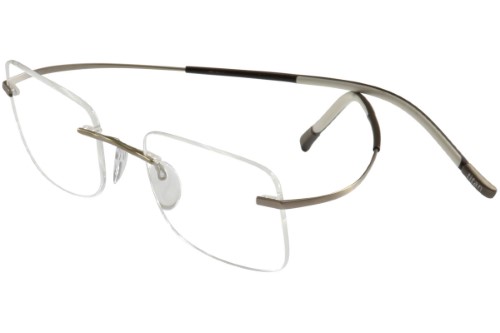 Silhouette Eyeglasses Titan Min Art Icon Chassis 7581 6051 Optical Frame 19x140