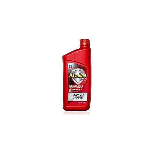 Havoline (223680482-6PK) 5W-20 High Mileage Motor Oil - 1 Qt. (Pack of 6)