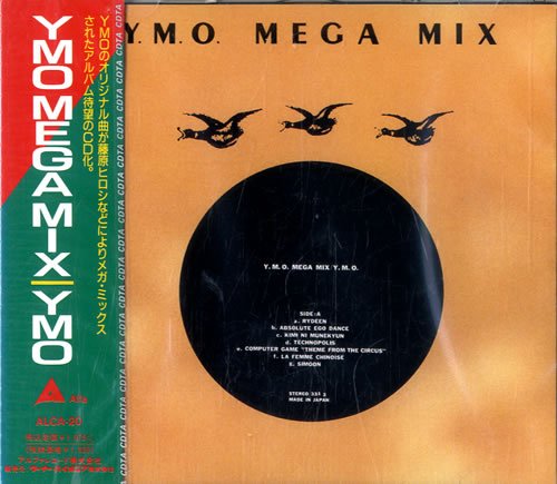 Yellow Magic Orchestra Mega Mix 1990 Japanese CD Single ALCA-20