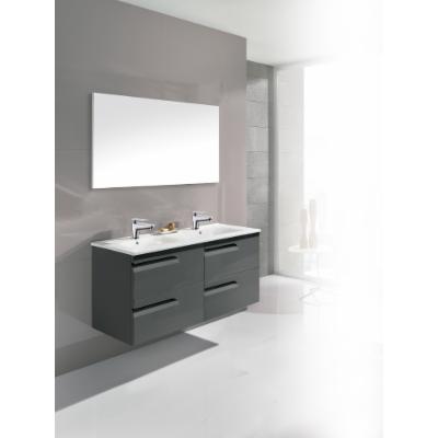 Vitale Series Anthracite Double Vanity Set W/ Mirrors - Dawn VITA-4807