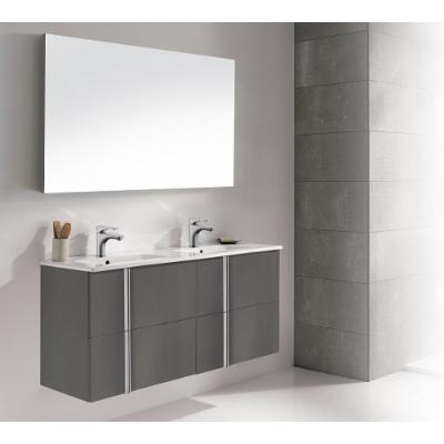 Onix Series Anthracite Double Vanity Set W/ Mirrors - Dawn ONIX-4807