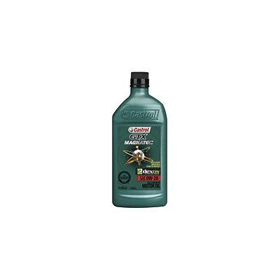 Castrol GTX MAGNATEC 0W-20 Full Synthetic Motor Oil (1 Qt. Bottles, 6 Pk.)