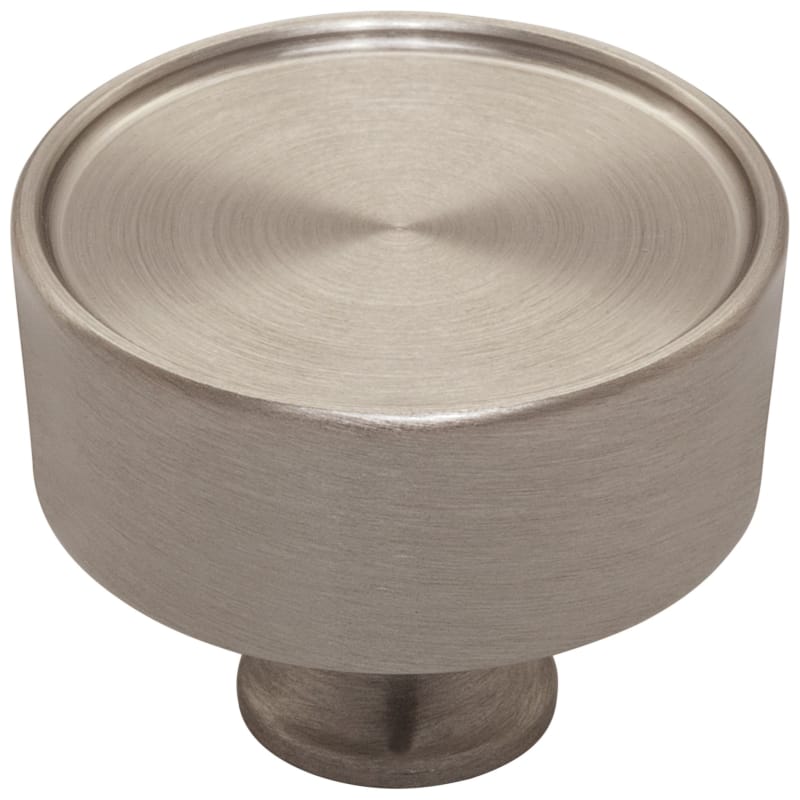 Baldwin 4973.BIN Hollywood Hills 1-1/2 Inch Mushroom Cabinet Knob from the Estate Collection Satin Nickel Cabinet Hardware Knobs Mushroom