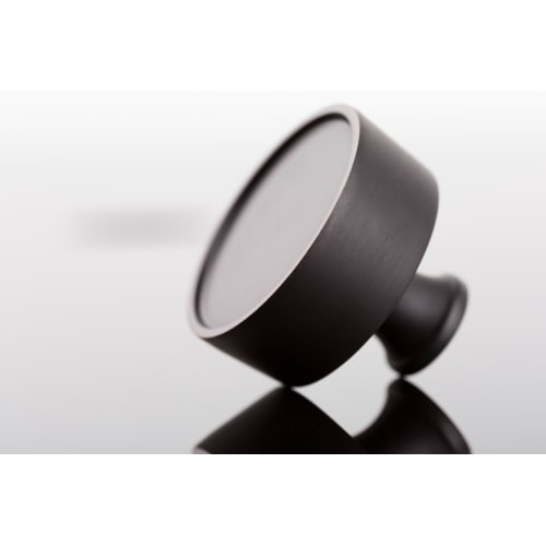Baldwin 4973.BIN Hollywood Hills 1-1/2 Inch Mushroom Cabinet Knob from the Estate Collection Satin Brass and Brown Cabinet Hardware Knobs Mushroom