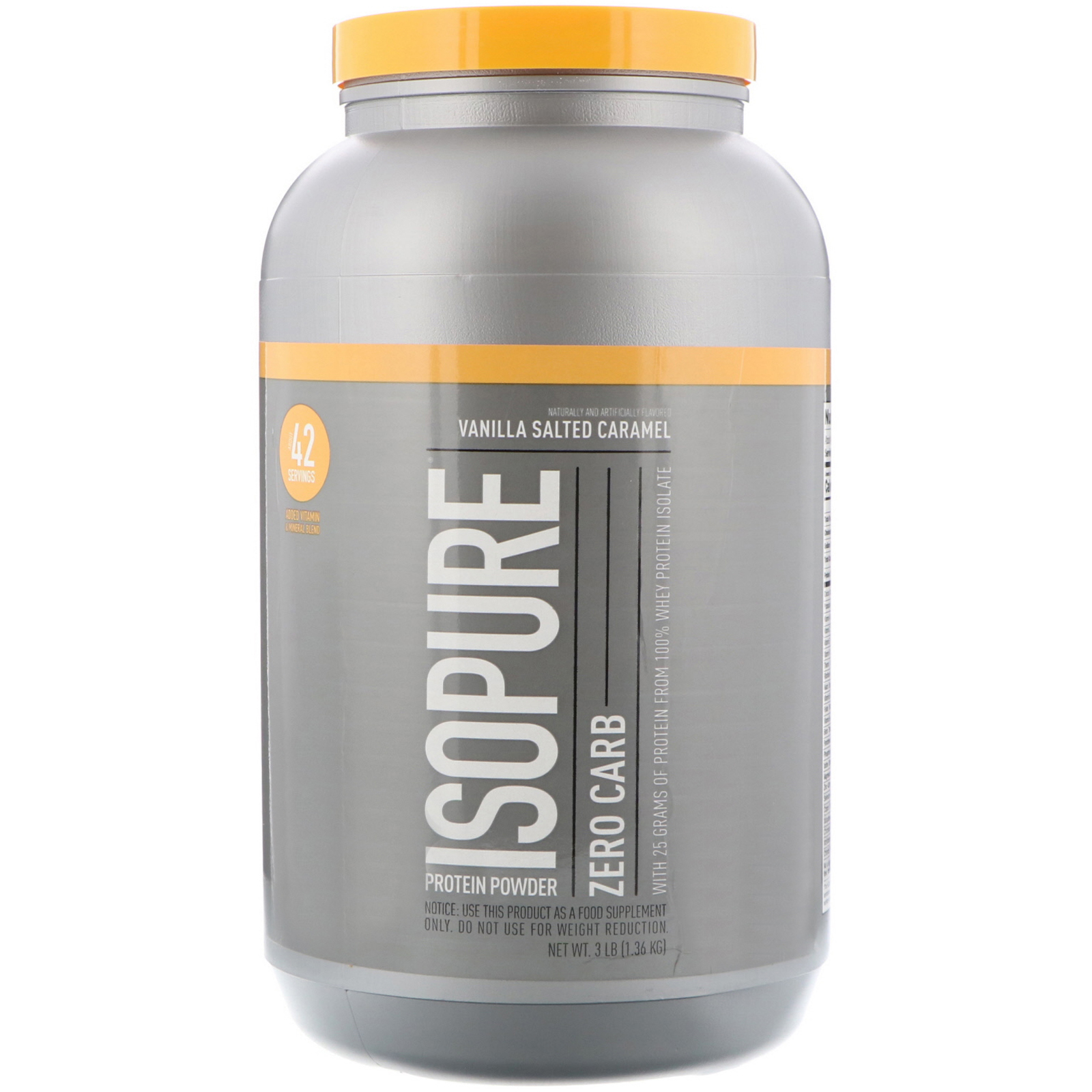 VANILLA SALTED CARAMEL FLAVORED PROTEIN POWDER, VANILLA SALTED CARAMEL