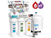 11-Stage Reverse Osmosis Water Filter System Ultraviolet Alkaline Brushed Nickel