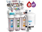 11-Stage Reverse Osmosis Water Filter System Ultraviolet Alkaline Clear + Gauge